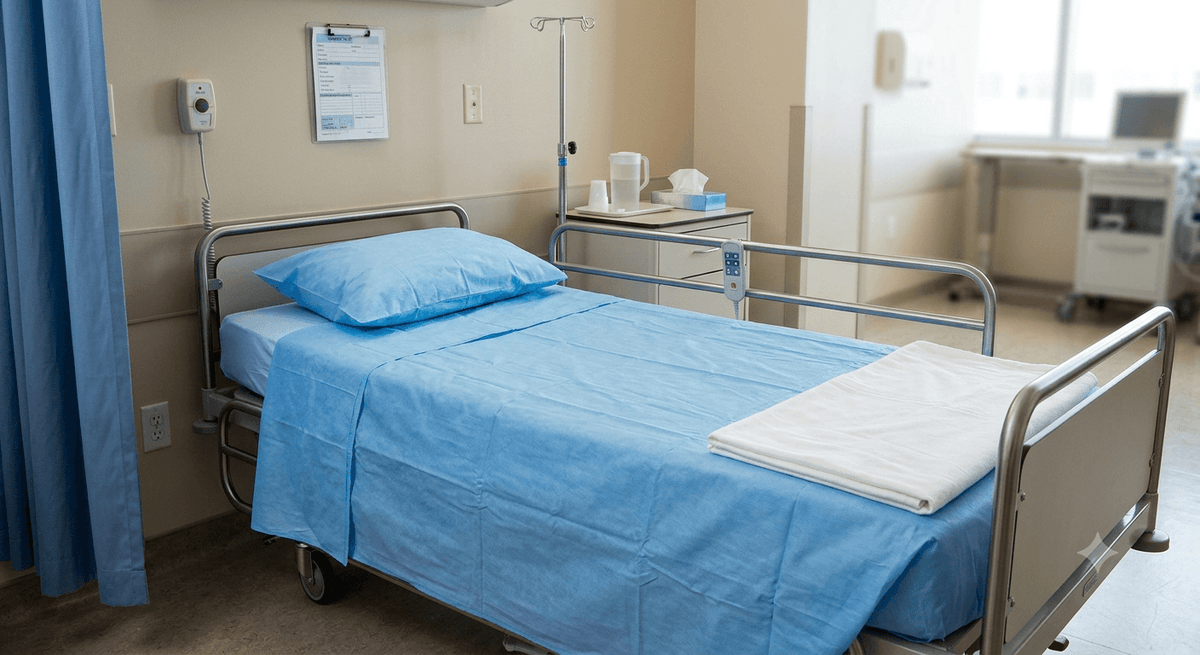 Disposable Hospital Bed Sheet with Pillow